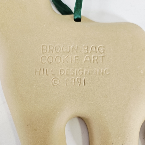 Vintage Brown Bag Cookie Art Cookie Mold 1991 1987 Retired Designs Angel & Horse - Picture 6 of 9